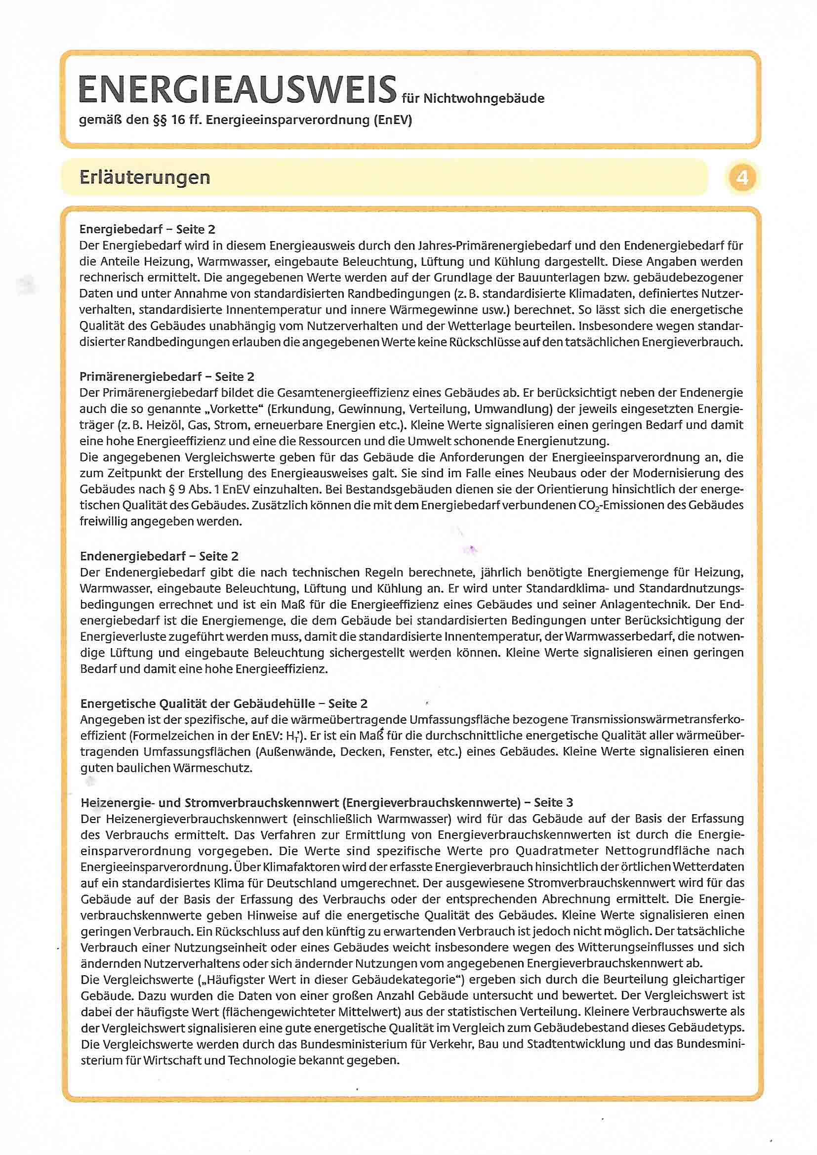 Energiesausweis SEite 4